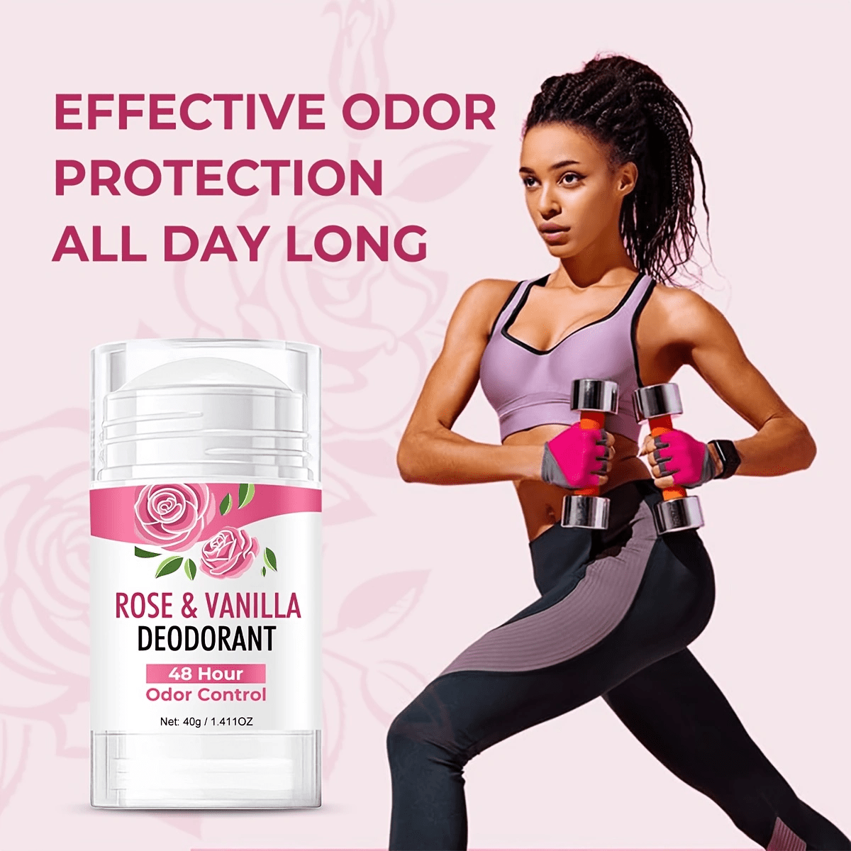 Rose & Vanilla Deodorant Sticks