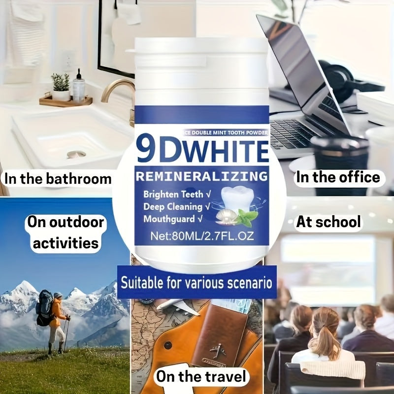 9D White Remineralizing Tooth Powder