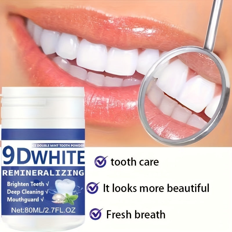9D White Remineralizing Tooth Powder
