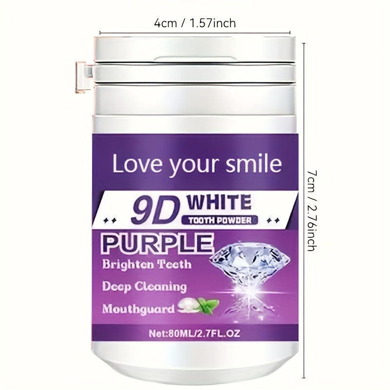 9D White Purple Teeth Powder