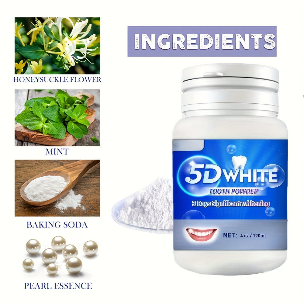 5D White Teeth Polishing Powder