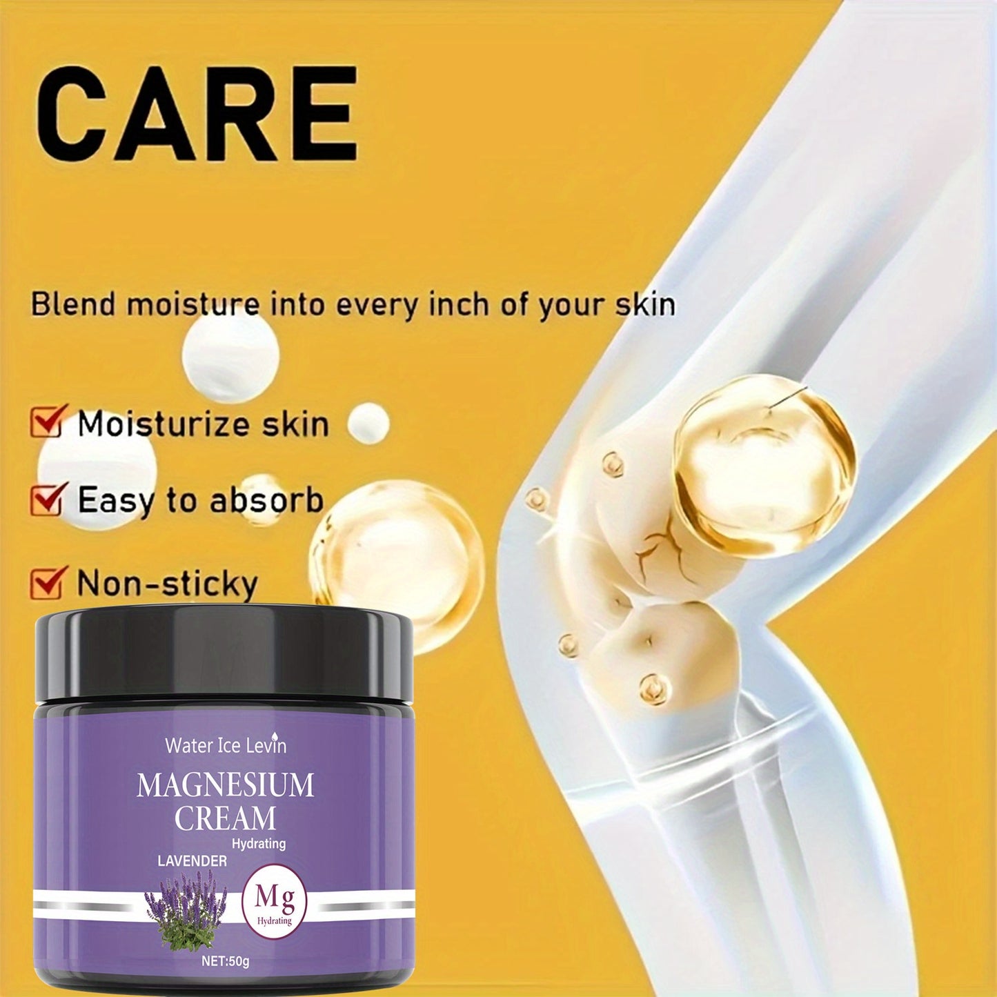 Magnesium Body Cream with Lavender