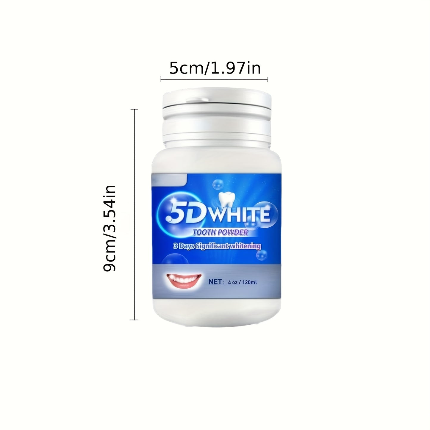 5D White Teeth Polishing Powder