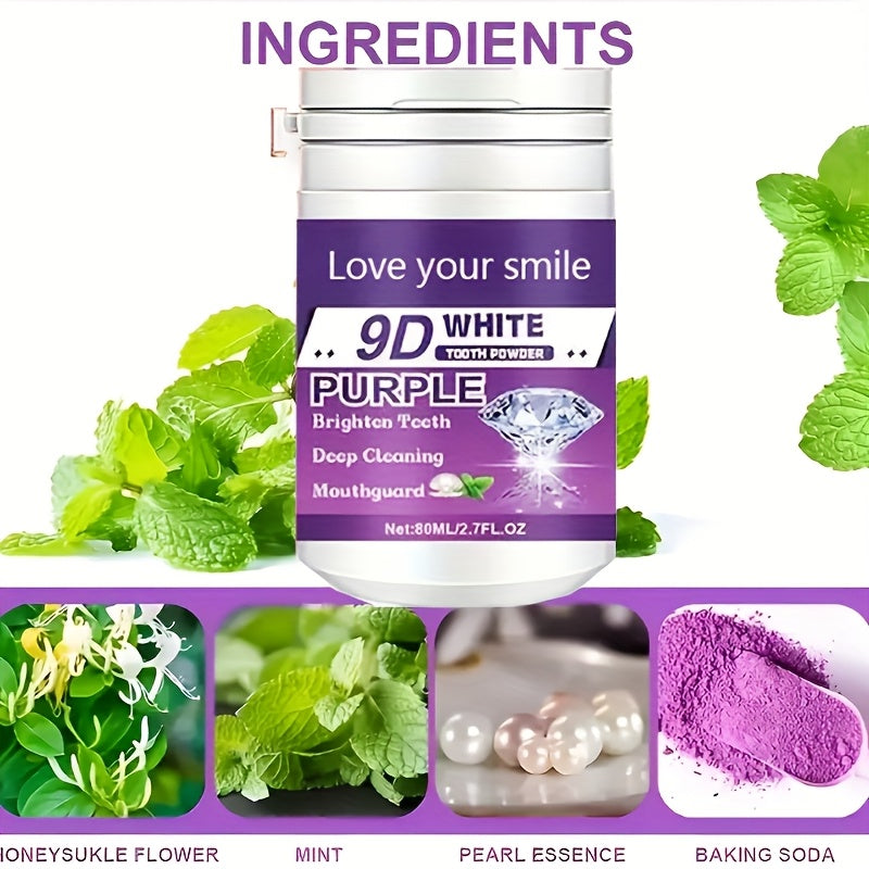 9D White Purple Teeth Powder